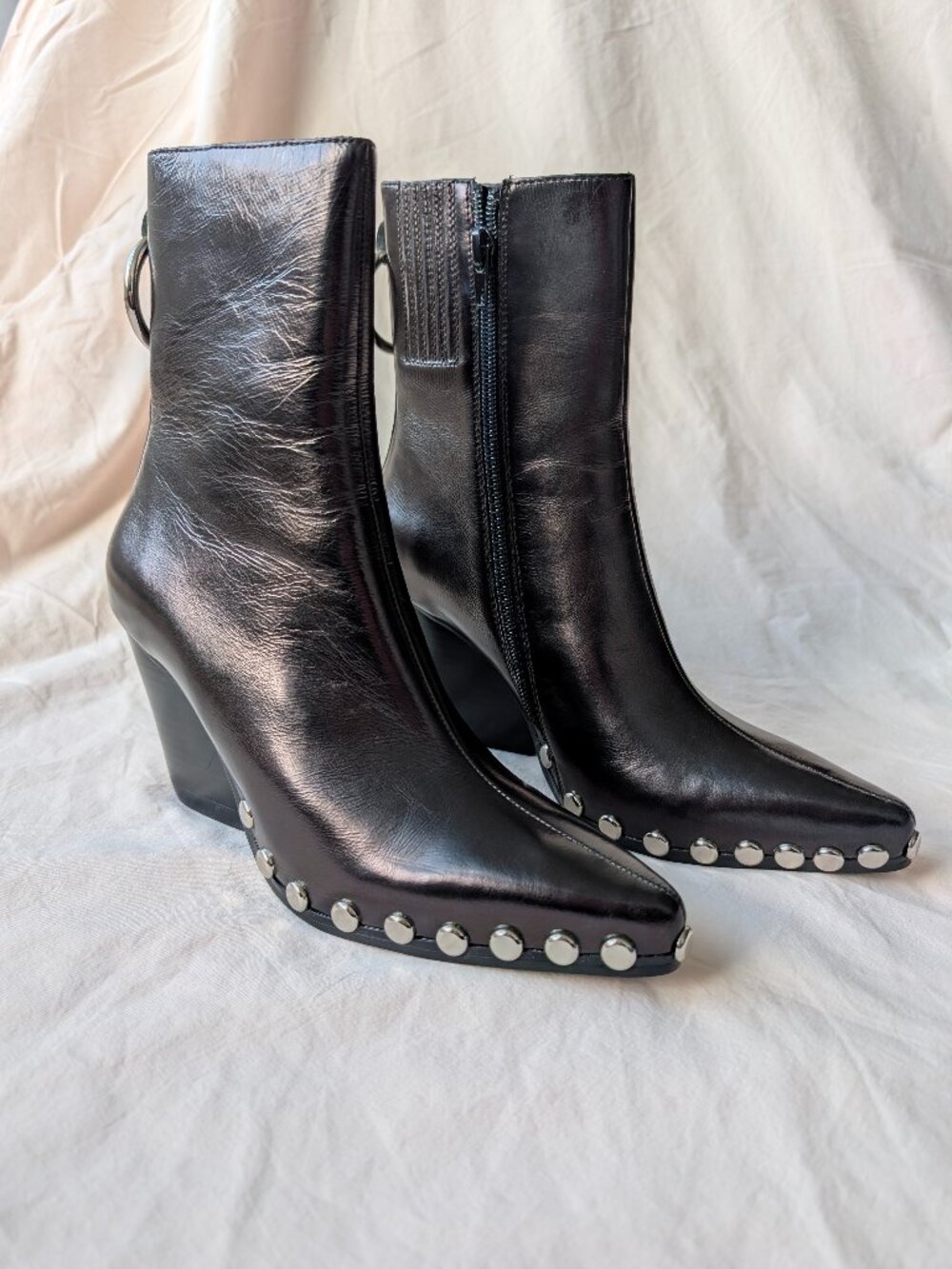 JEFFREY CAMPBELL Walton Studded Bootie | Size 7